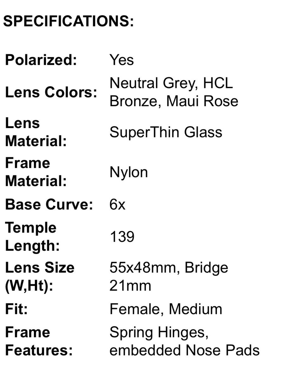 Maui Jim Women’s Square Sunglasses two steps - Picture 6 of 12